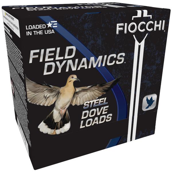 FIOCCHI FIELD DYNAMICS 12 GA 2.75IN 1-1/8 OZ #7 STEEL 1375 FPS 25 RD/BOX