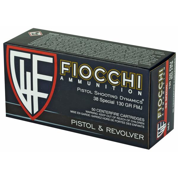 Fiocchi Range Dynamics .38 SPL 130 GR FMJ 950 FPS 50 RD/BOX