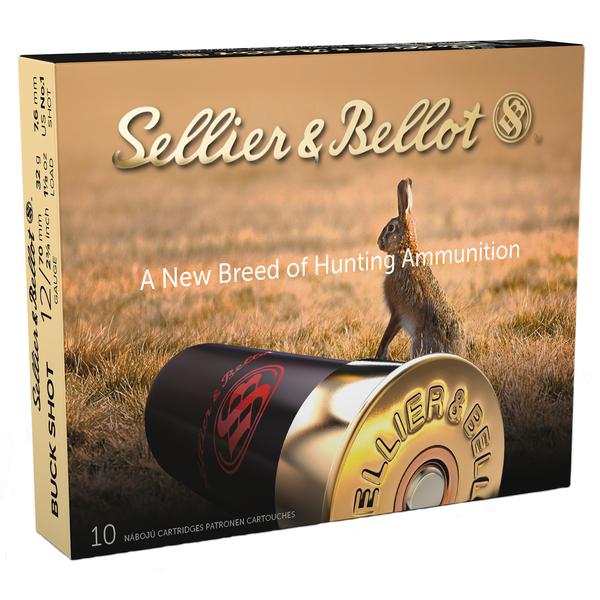 SELLIER & BELLOT 12 GA 2.75IN #1 BUCKSHOT 1214 FPS 10 RD/BOX