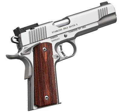 KIMBER STAINLESS GOLD MATCH II .45 ACP 5IN 8RD