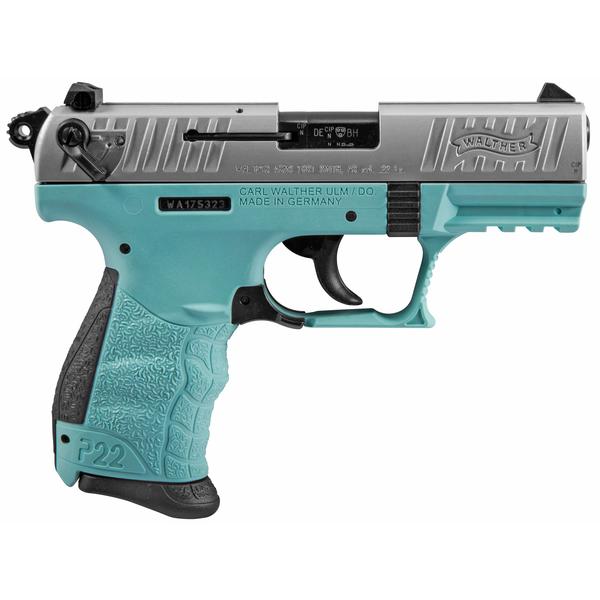 WALTHER P22 CA .22 LR 3.42IN 10RD ANGEL BLUE