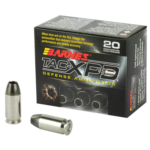 BARNES TAC-XPD .45 ACP 185 GR HP 1000 FPS 20 RD/BOX