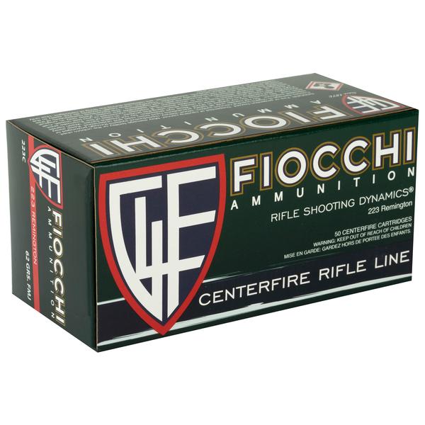 Fiocchi .223 REM 62 GR FMJBT 3000 FPS 50 RD/BOX