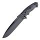  Hogue Ex-F01 Fixed Blade 7.0in Drop Point Blade Black Cerakote G-Mascus Black G10 Scales