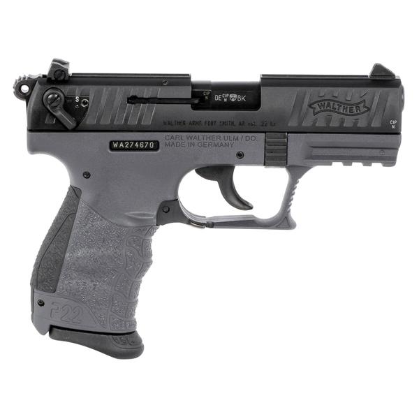 WALTHER P22 CA .22 LR 3.42IN 10RD Tungsten Gray
